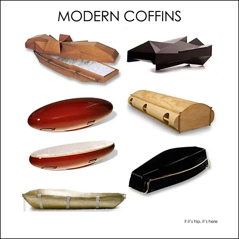 modern coffins