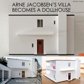 New Modern Dollhouse is a Reproduction Of Arne Jacobsen’s Own 1928 Villa