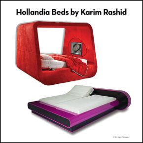 Karim Rashid Exclusive Beds For Hollandia: Sphere and Glow