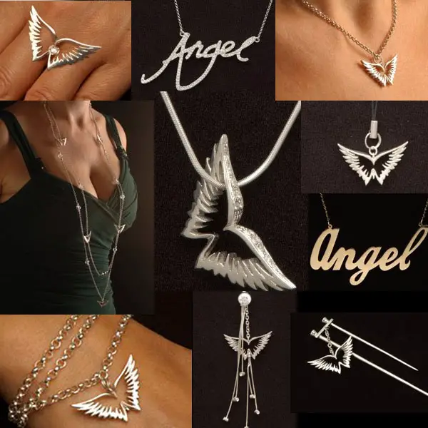 Angel champagne jewelry