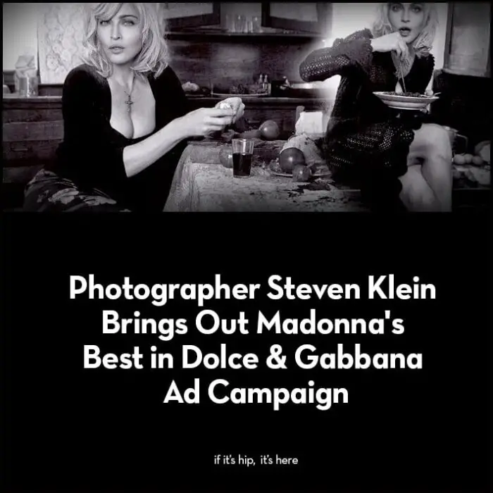 Madonna in 2010 Dolce & Gabbana Ad Campaign