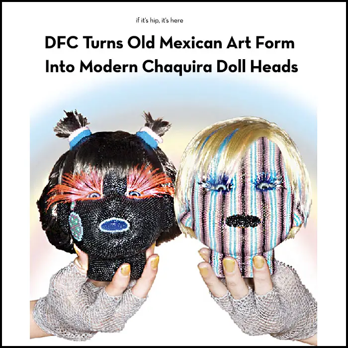 Modern Chaquira Doll Heads