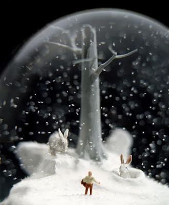 snow globes by artists martin and muñoz