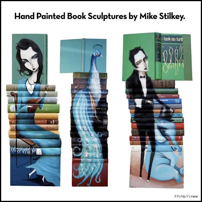 Read more about the article Judging Art By Its Cover. The Book Sculptures Of Mike Stilkey.