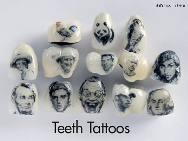 teeth tattoos
