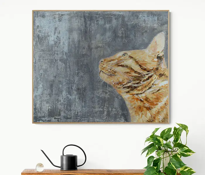 boddum cat painting