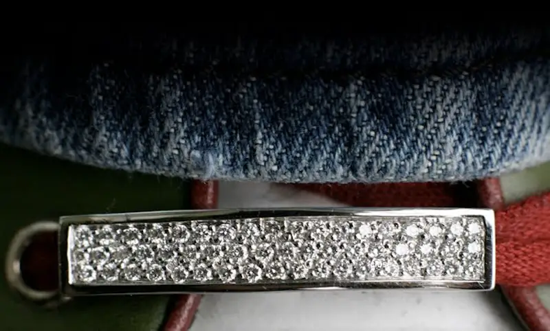 Read more about the article Fancy Footwear. Kickbars Are Diamond Jewelry For Your Sneakers.