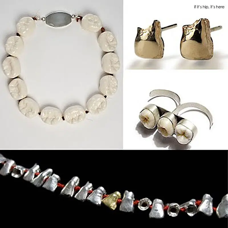 human teeth jewelry