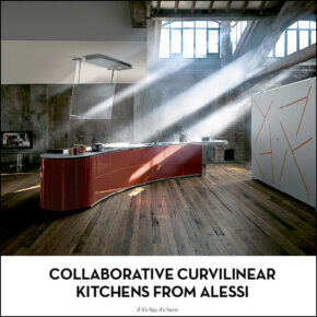 Curvilinear Collaborative Kitchens – La Cucina Alessi.