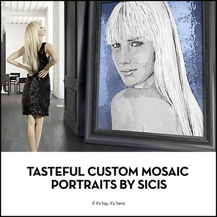 Read more about the article Pieces Of You. Tasteful Custom Mosaic Portraits by Sicis.