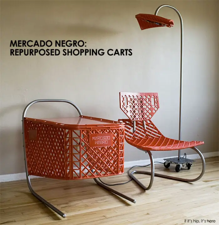 mercado negro repurposed shopping carts if it's hip, it's here