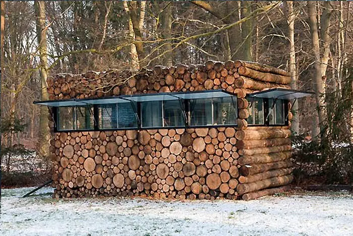 mobile log cabin