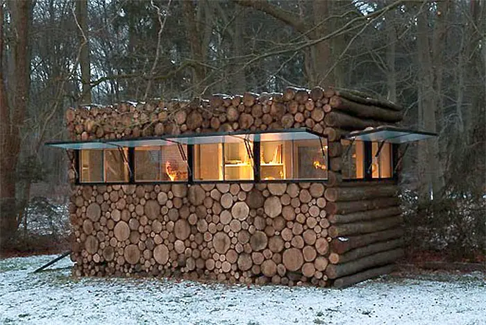 piet hein eek log cabin