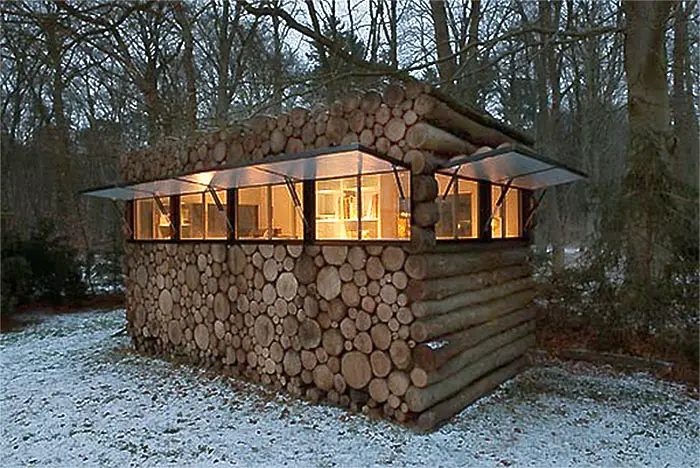 mobile log cabin