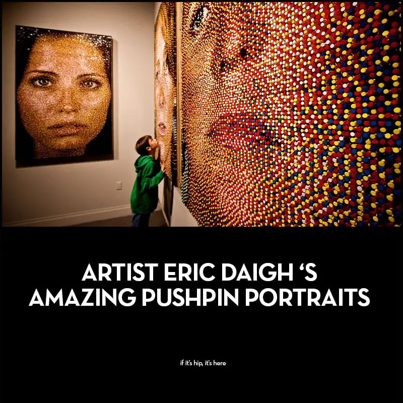 Eric Daigh pushpin portraits