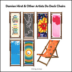 Damien Hirst & Other Artists Do Deck Chairs