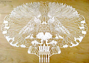 Shear Beauty. Cut Paper Art By Lorraine Nam.