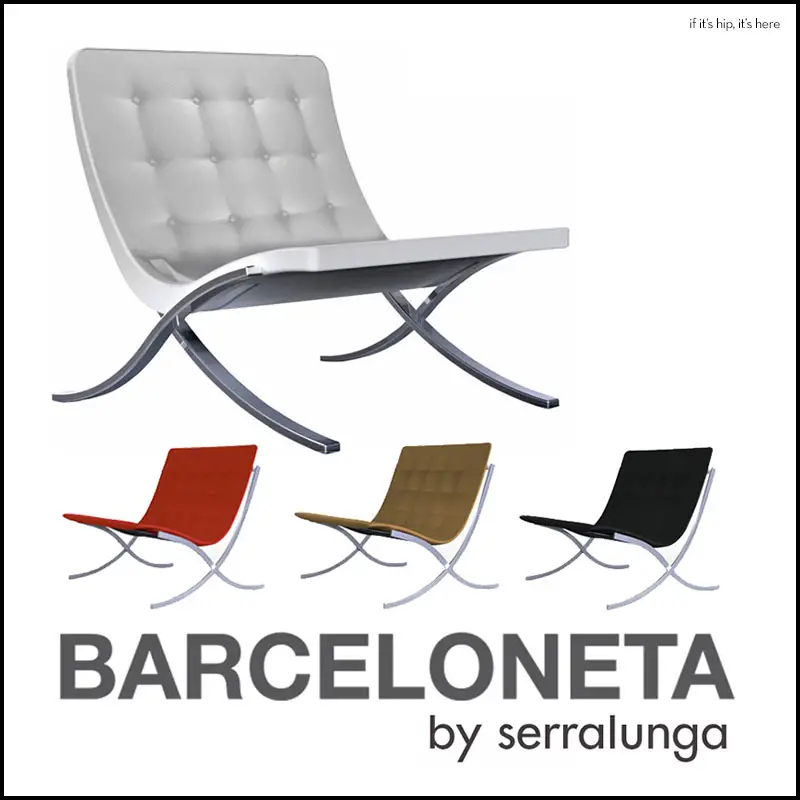 Read more about the article Classic Barcelona Chair Gets Revised As The Barceloneta For Outdoor Use By Serralunga.