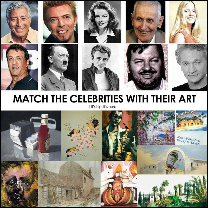 Read more about the article A Brush With Fame: Can You Match The Celebrities With Their Art?