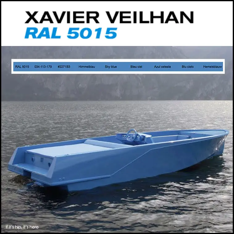 The RAL 5015 by Xavier Vielhan