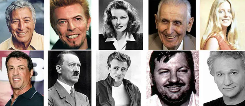match 
Celebrities with their Artwork
