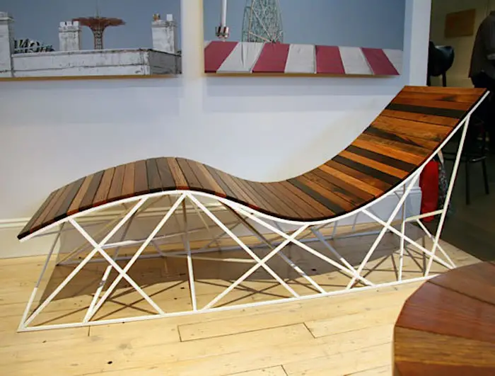 reclaimed coney island wood furniture