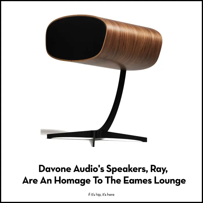 Read more about the article Davone Audio’s Speakers, Ray, Are An Homage To The Eames Lounge