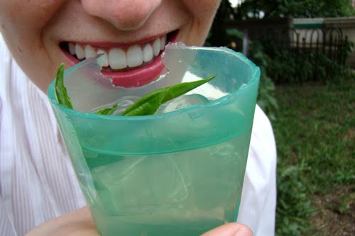 Read more about the article Edible Drinking Glasses That Encourage You To Litter. Jelloware.