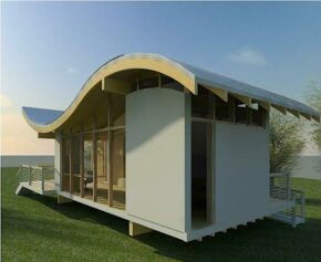 A Modern Bamboo Solar-Powered Studio by Lamboo