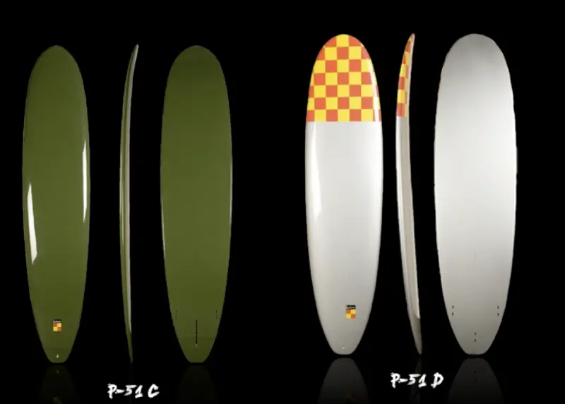 Kana surfboards inspired by Fighter Planes