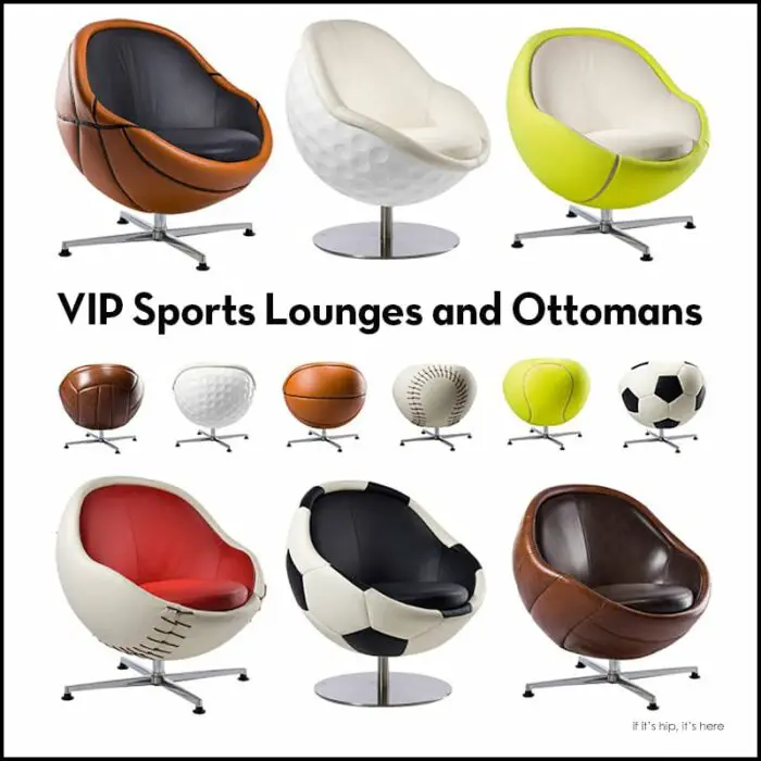 VIP Sports Lounges and Ottomans