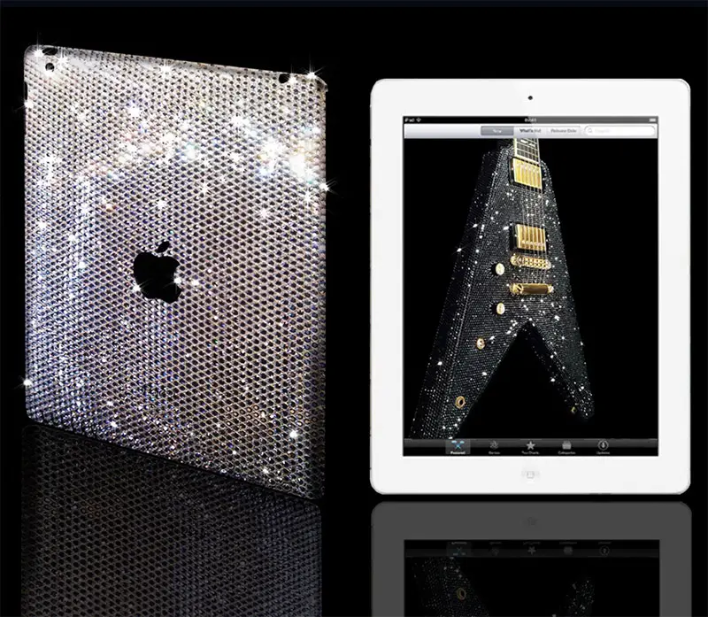crystalrocked Swarovski embellished iPad cover