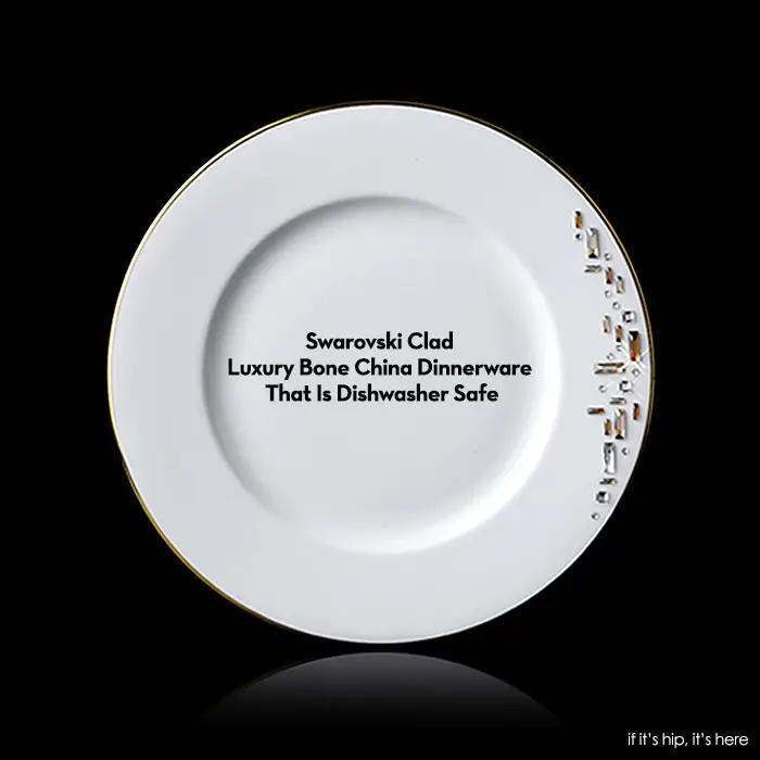 prouna jewels swarovski clad dinnerware