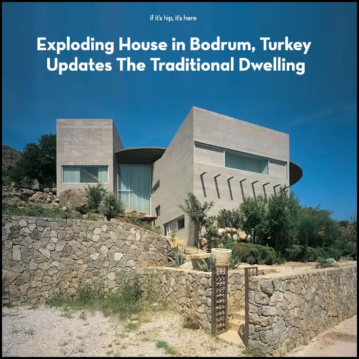 Exploding House in Bodrum Turkey