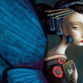 above: detail from Madame Butterfly illustration by Benjamin Lacombe