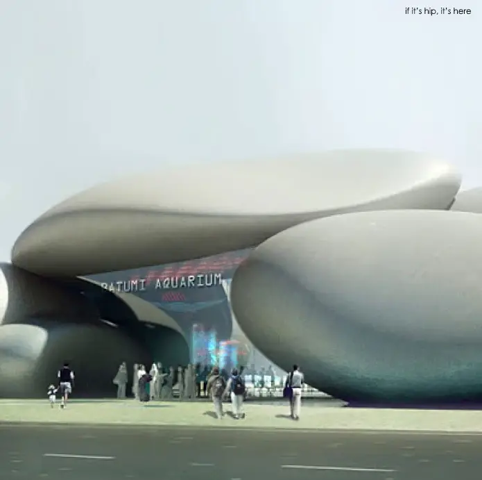 Read more about the article The New Batumi Aquarium From Henning Larsen Is Inspired By Beach Pebbles.