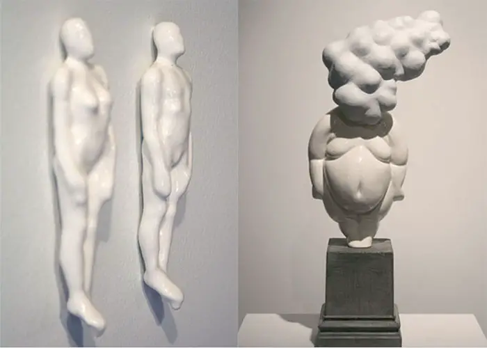 Emil Alzamora Sculpture duo IIHIH