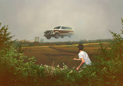 Read more about the article Recent Realism Paintings Of Fabricated American Landscapes By Alex Roulette.