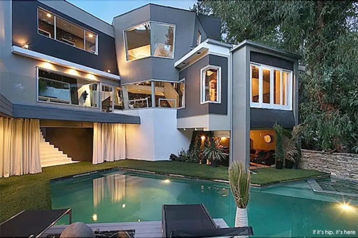 modernist hollywood hills home