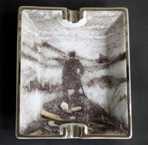 Vik Muniz’ Ashtray Recreates Classic Art In Ashes And Cigarette Butts.