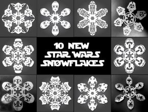 Star Wars Snowflakes and Templates To Make Your Own