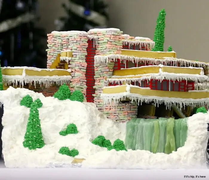 Fallingwater Gingerbread House