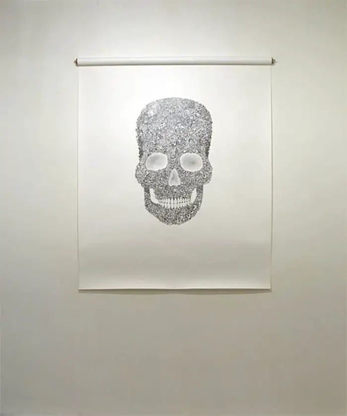 skull drawing