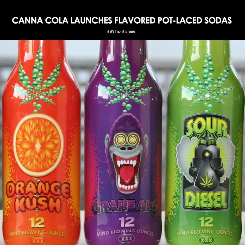 Canna Cola Flavored Sodas