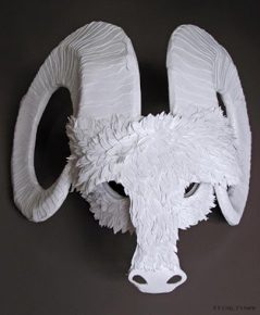 Beautiful Cut Paper Animal Masks by Flurry and Salk.