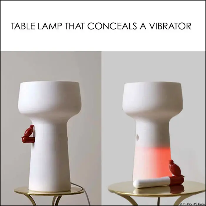 Read more about the article A Vibrator You Can Leave On The Nightstand. Love The Bird Lamp.
