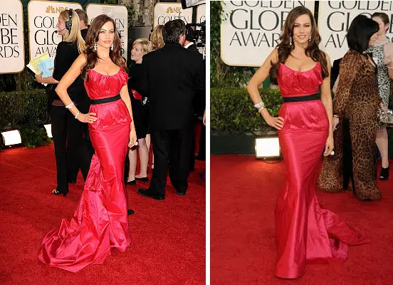 sofia vergara golden globes 2011