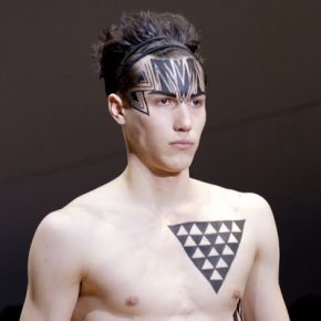 Sharpie Appears On The Catwalk [Again] In The 2011 F/W Qasimi Homme Collection.