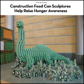 Canstruction Food Can Sculptures Help Raise Hunger Awareness.