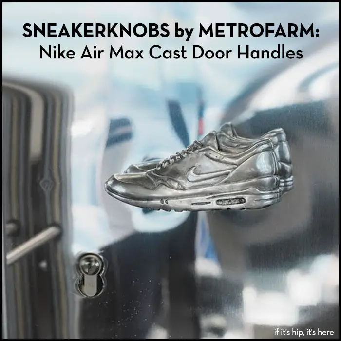 Read more about the article Sneakerknobs. Door Handles Shaped Like Nike Air Max Kicks By Metrofarm.